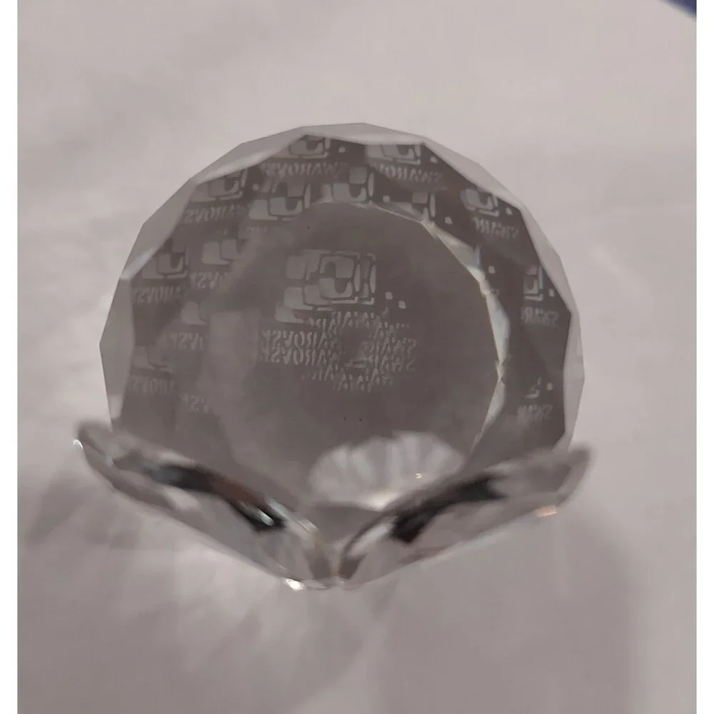 Swarovski Crystal Owls Retired Woodland Large 2" Small 1.5" Jewel Eyes Set Of 2 - Picture 11 of 15
